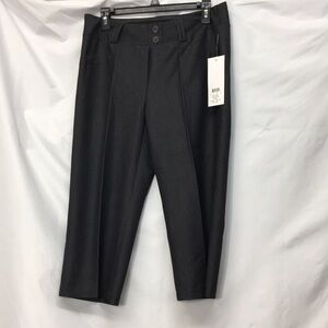 Rekucci Women’s Black Dressy Capri Pant Size 8 NEW with Tags